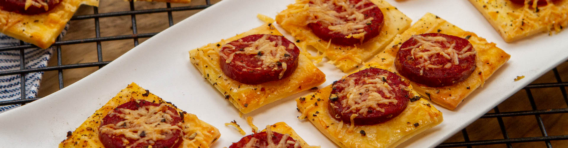 Image of Parmesan and chorizo nibbles